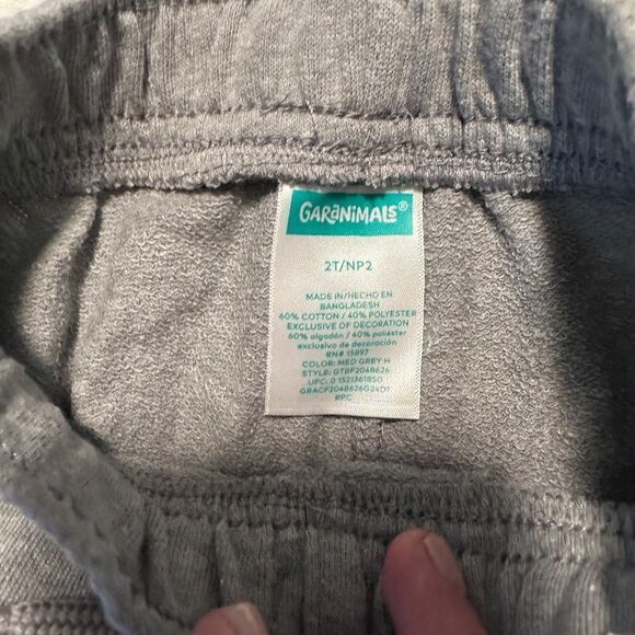 Boys Gray Joggers EUC Size 2 - Picture 2 of 2